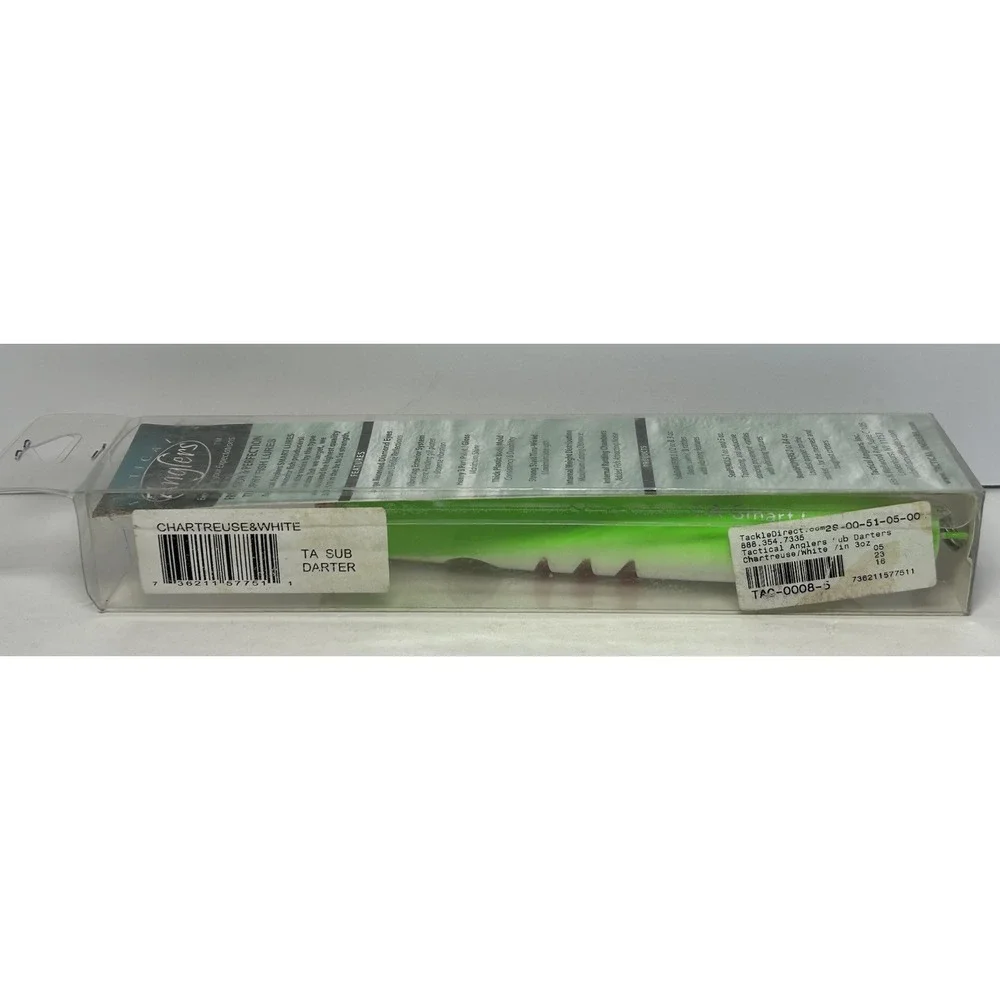 Tactical Anglers‎ Sub Darter Chartreuse White 7